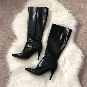 Nine West pointed toe heeled boots